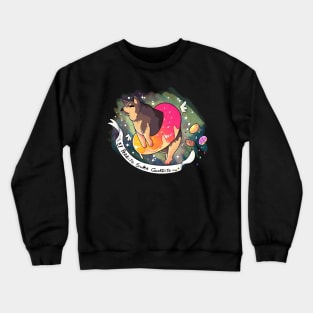 El perrito super gordito Crewneck Sweatshirt